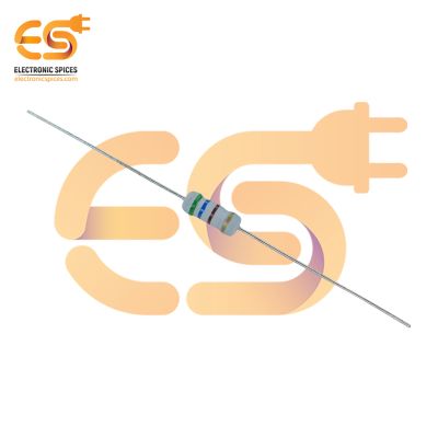 1000 Pcs 560 Ohm (Ω) 1 Watt ±5% Tolerance 560 MR Ω ohm MF Through Hole Resistors Axial Lead