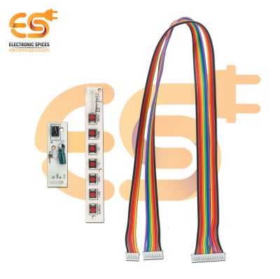 Universal LED TV Tactile Switch Board, IR Set with Female JST Wire