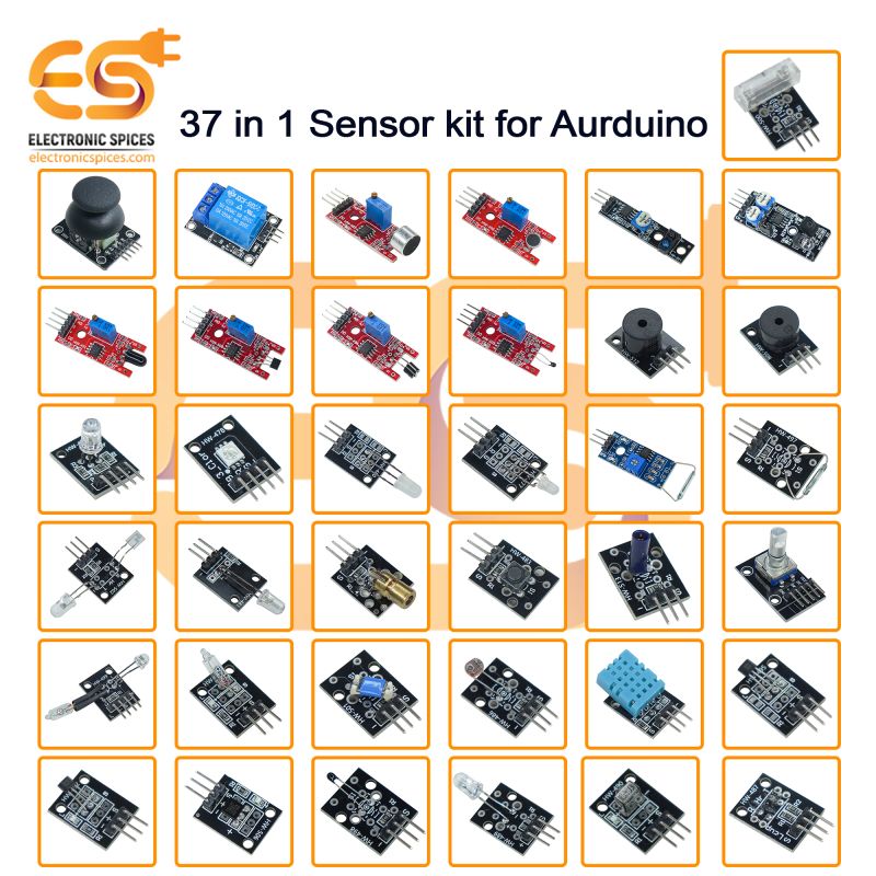 Buy 37-in-1 Ultimate Sensor Kit for Arduino - Comprehensive Sensor ...