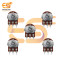 1M Rotary potentiometer round shaft handle 3 pin pack of 5pcs