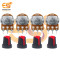 Combo of 500K 3 Pin Round Shaft Rotary Potentiometer Volume Pot 500K with Knob (Pack of 4)