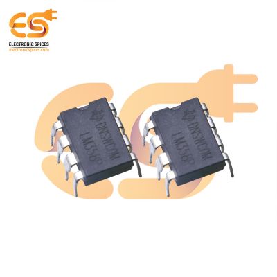 LM358 Dual operational amplifier 8 pin IC pack of 2pcs