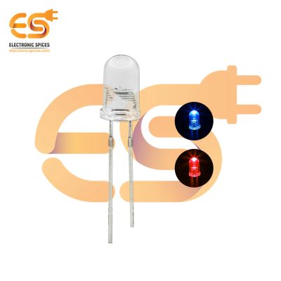 5mm Red & Blue Color LEDs Round Shape Pack of 1000 (Auto Flashing)