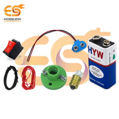 Combo of Mini Bulb Holder kit for DIY Science Project for School Students