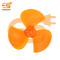75mm Diameter 3 Blade Nylon Glass Fiber Build Fan Propeller for CCW DC Motors Pack of 5