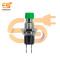 6mm 6A 110V Momentary Push to On Button Horn Switch Green Color Pack of 5
