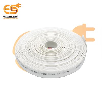 10mm White color polyolefin heat shrink tube's pack of 50 meter