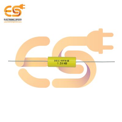 1.5μF 400V Axial-Type Metallized Polyester Film Capacitors Pack of 5