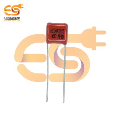 0.15μF 450V Metallized Polypropylene Film Capacitor Pack of 5