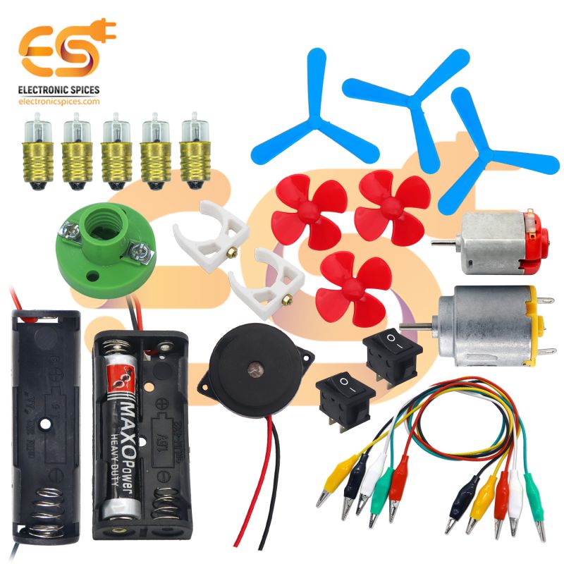 Buy Electric Circuit Motor Kit Montessori Learning Kits Set for Kids DIY STEM Engineering