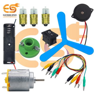 Combo of Electric Circuit Motor Kit, Educational Montessori Learning Kits Set for Kids DIY STEM Science Project