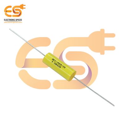0.33μF 630V Axial-Type Metallized Polyester Film Capacitors Pack of 5