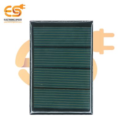 62mm x 42mm 2V 100mAh Rectangle Shape Polycrystalline Mini Epoxy Solar Panels Pack of 1