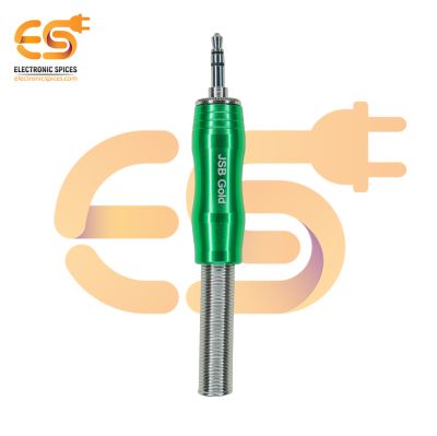 3.5mm TRS 3 pole Metal Audio Jack Connector with Spring Pack of 1